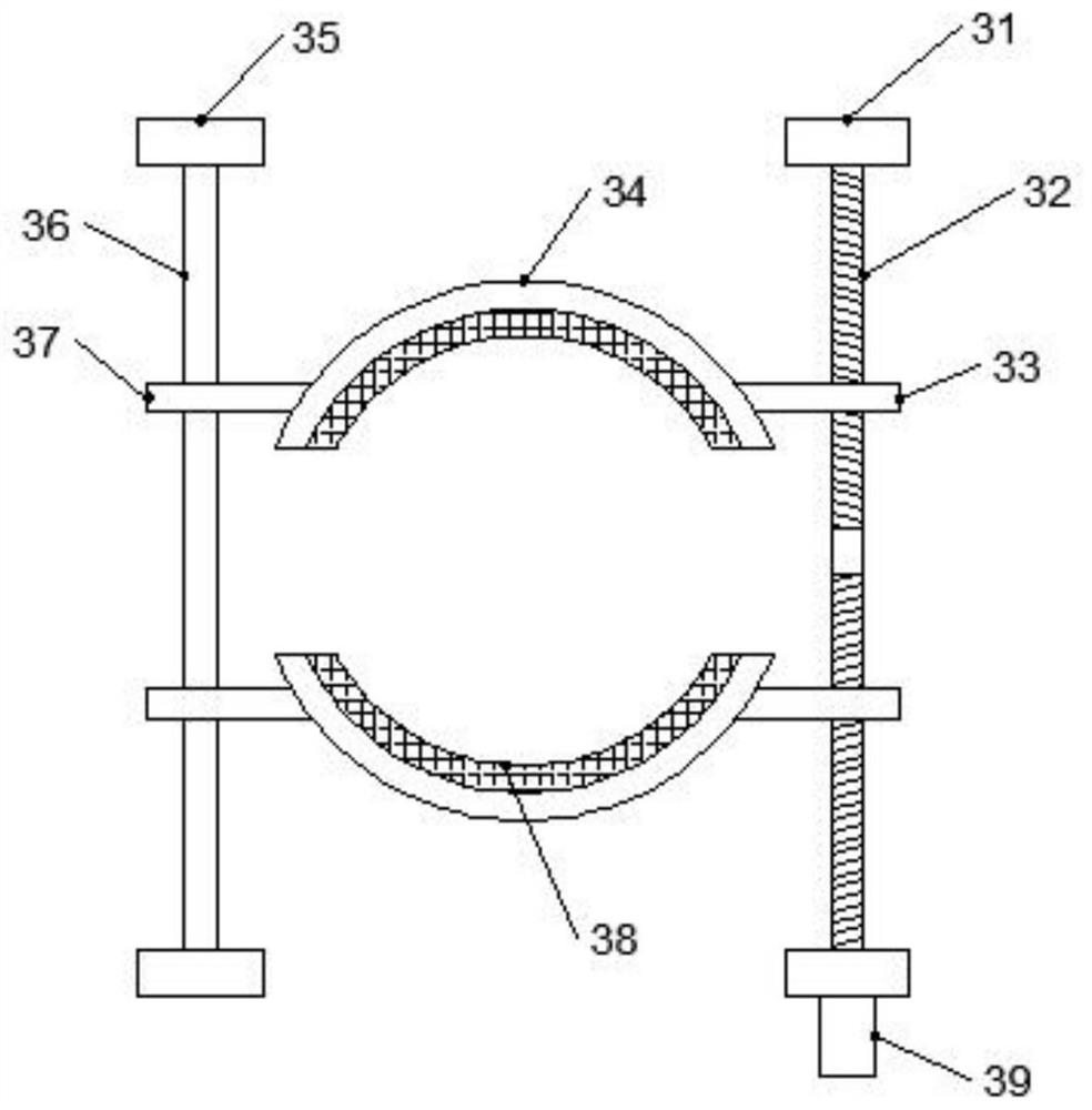 Anti-blocking drainage device for thoracic surgery department