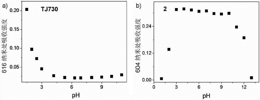 Preparation method of near-infrared emission xanthene fluorescent dye with large Stokes shift