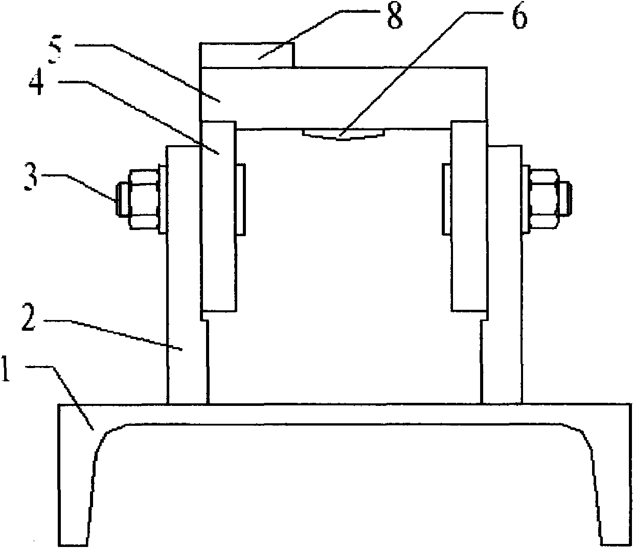 Test positioning clamp for auxiliary spray nozzle of air-jet loom