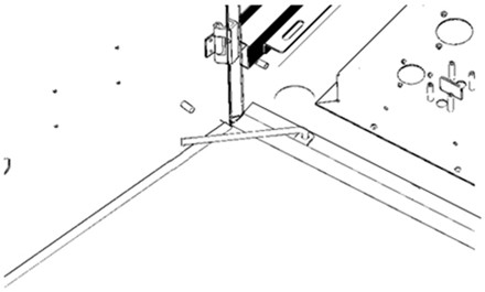 Cabinet type feeder terminal FTU cabinet movable door structure