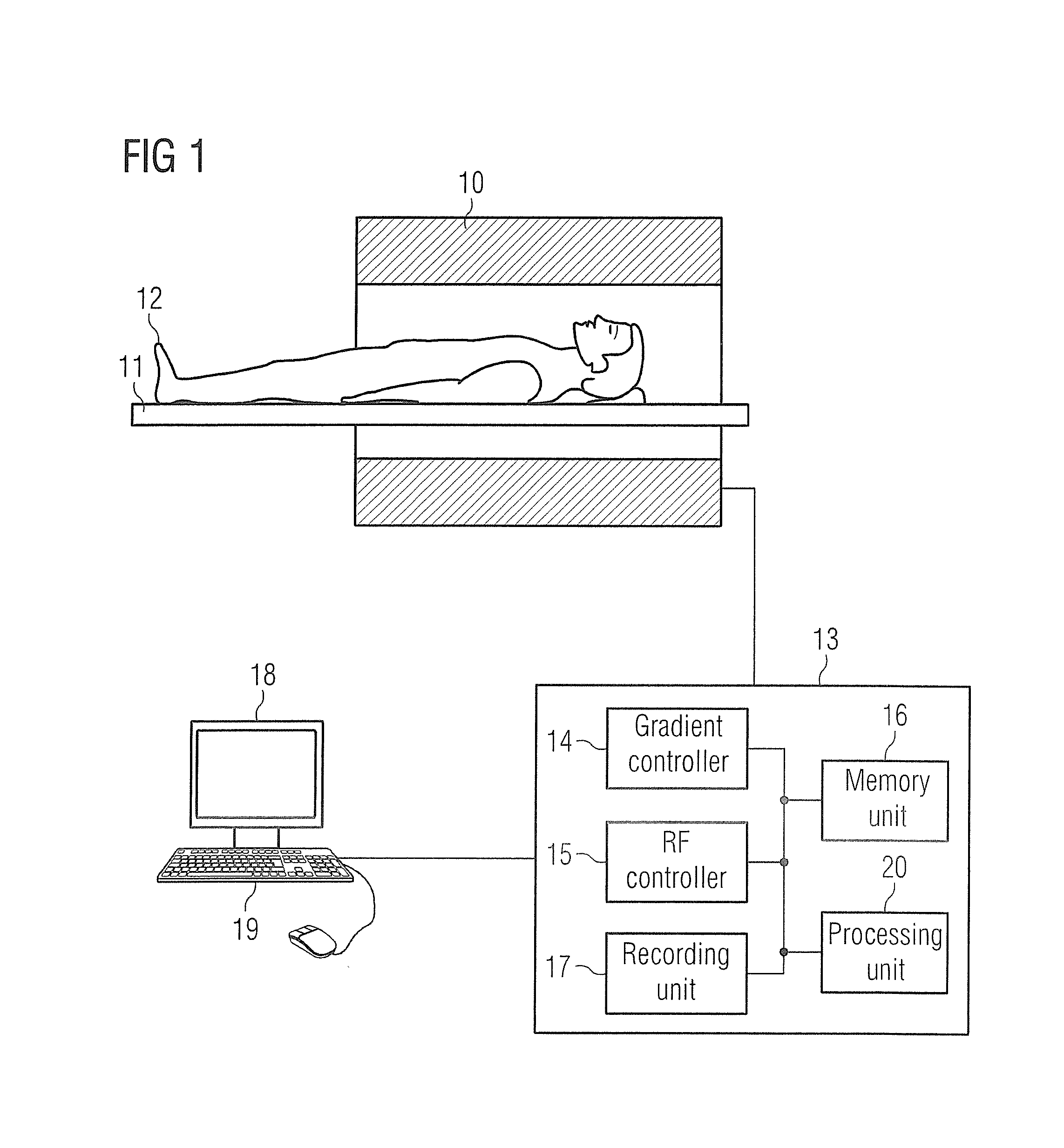 Dynamic magnetic resonance imaging with variable contrast