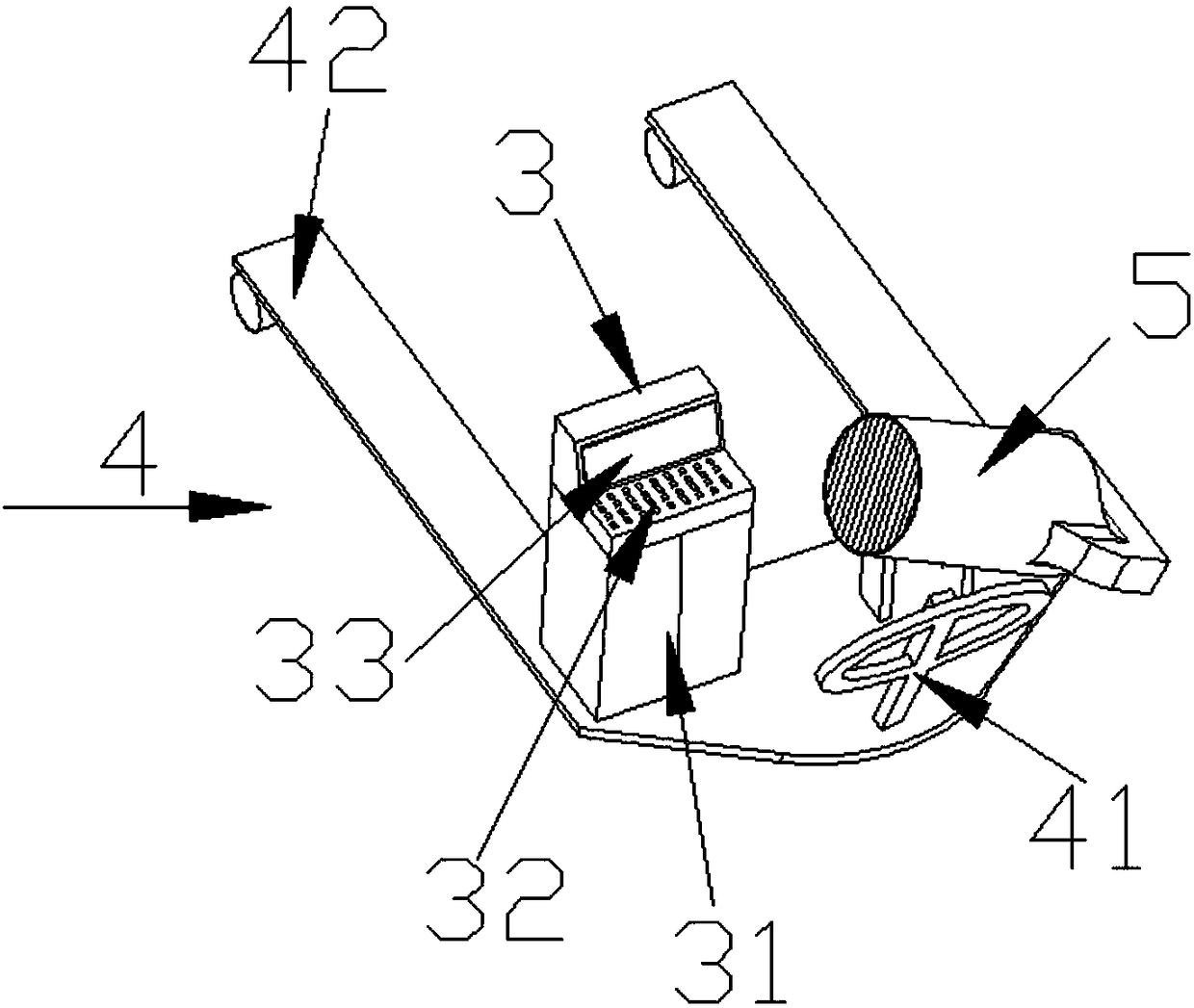 Conveniently-moved special marking machine for road text symbols with cleaning function