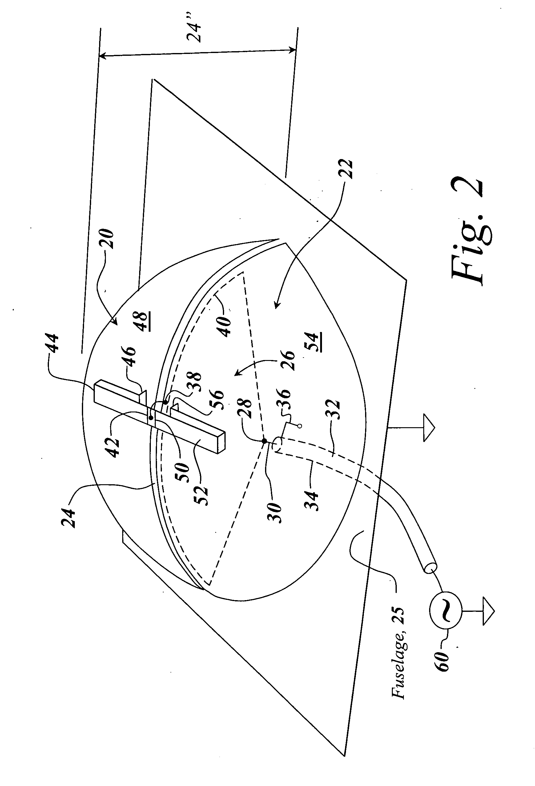 Hemispherical meander line loaded antenna