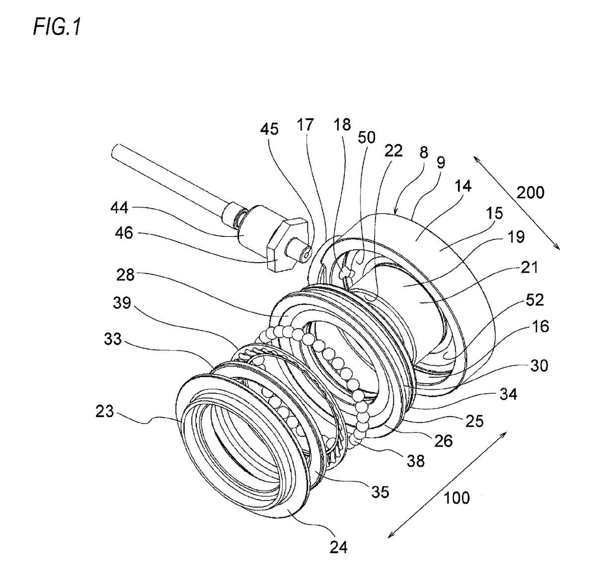 Load sensor-equipped bearing device