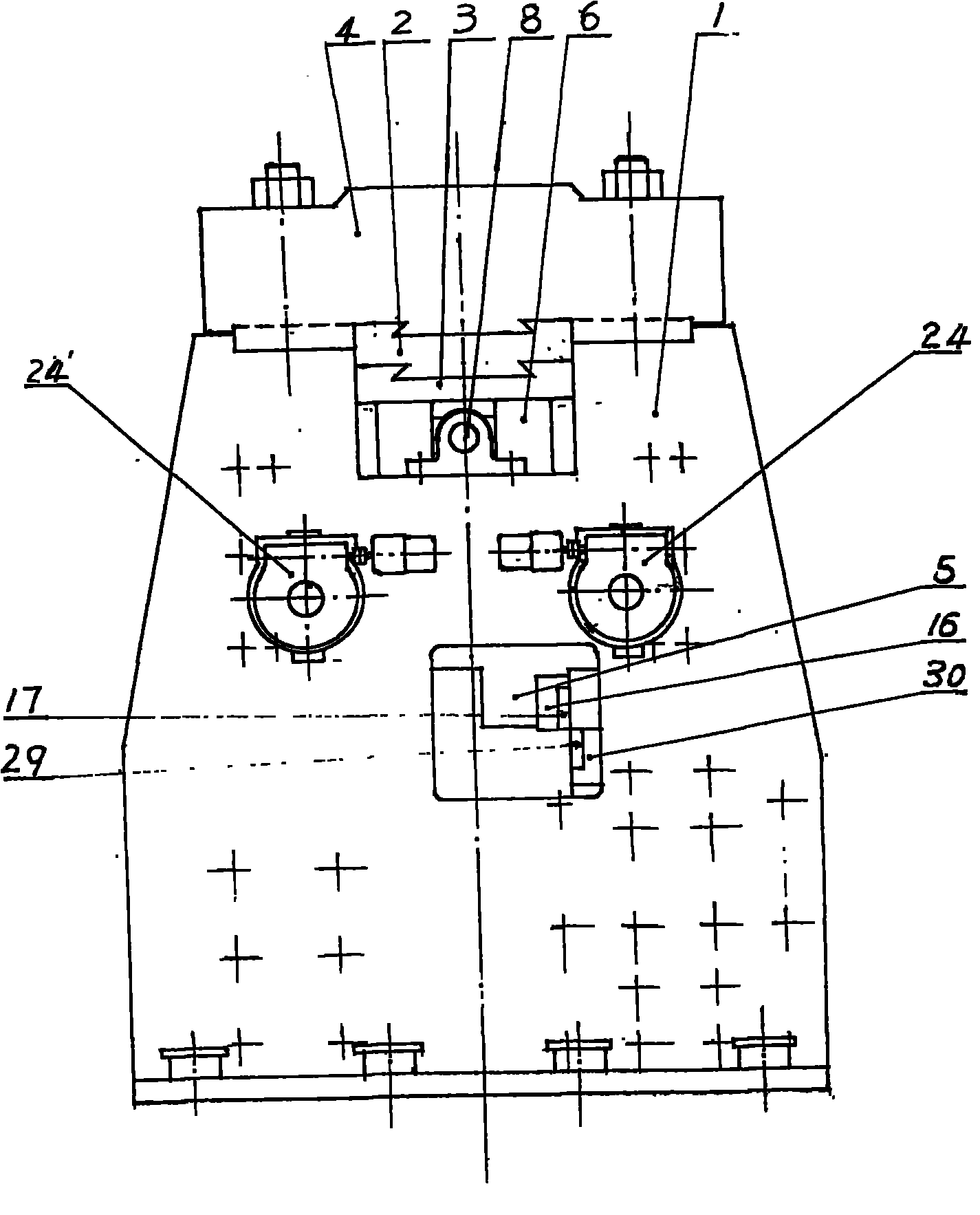 Hobbing type cross-cutting shear