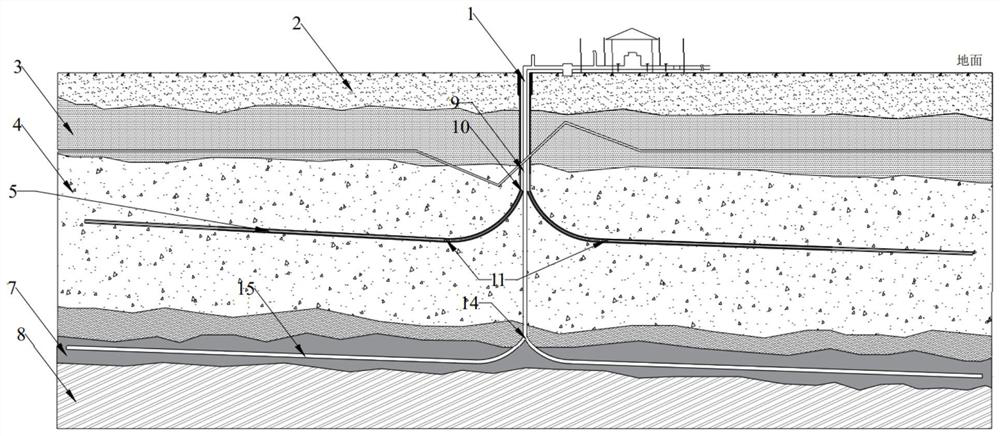 Gas extraction system and method for thick and hard roof high-gas coal seam