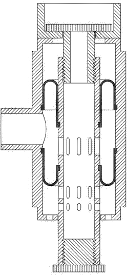 Double-aperture and direct-acting type water faucet