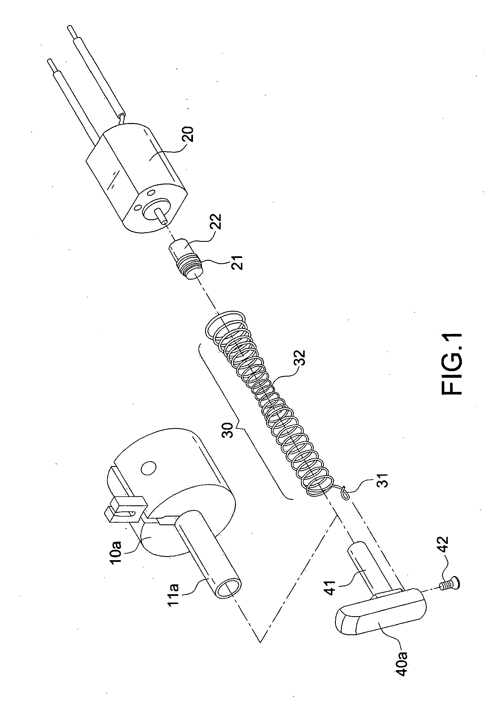 Driving device for an electric lock latch