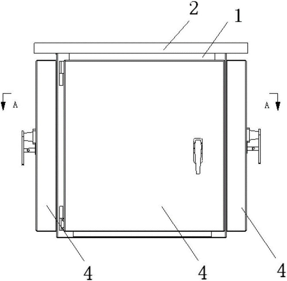 High-altitude high-voltage isolation switch electric operating mechanism box