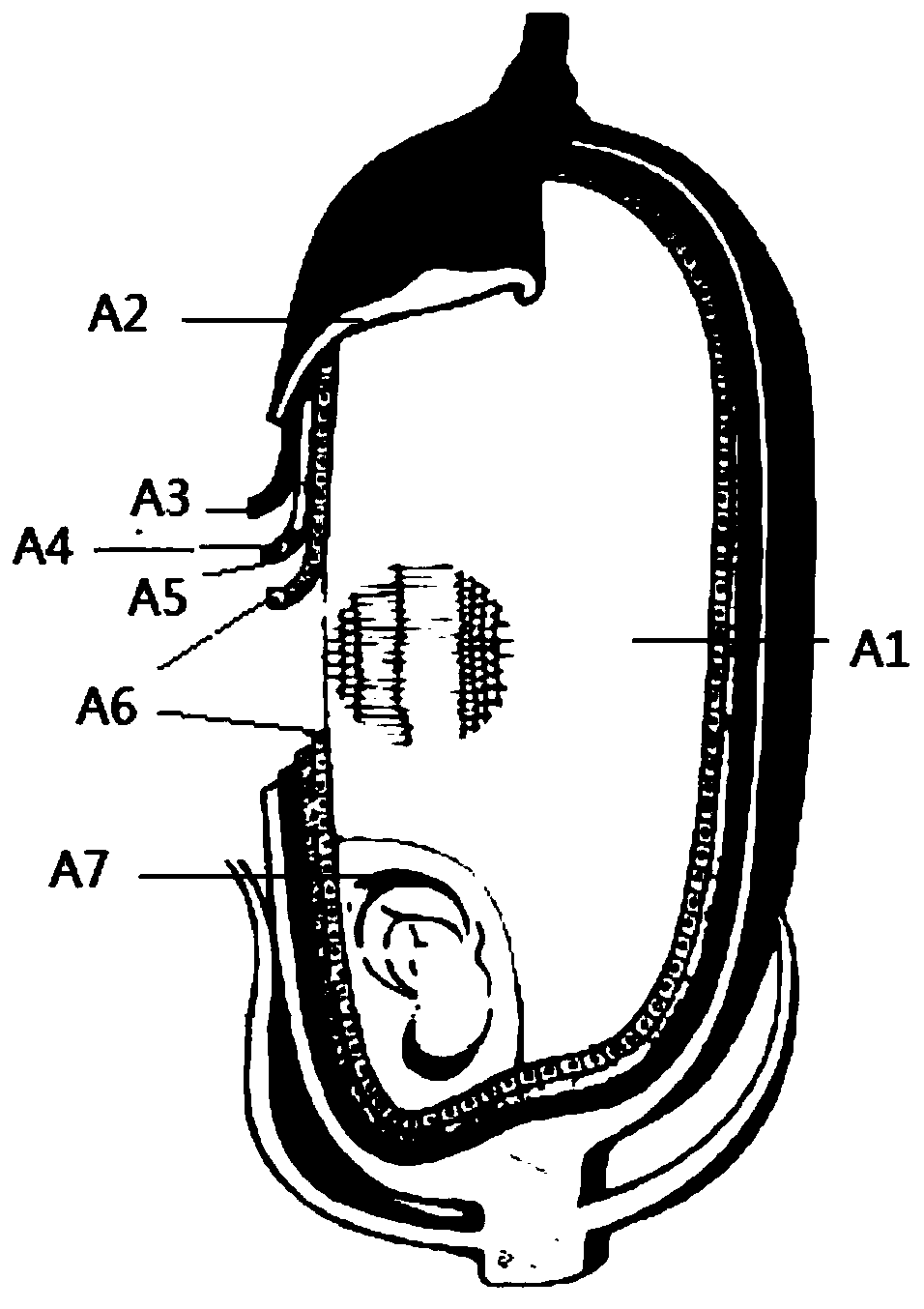 Method for processing rice with remained germs into three sections, product and applications