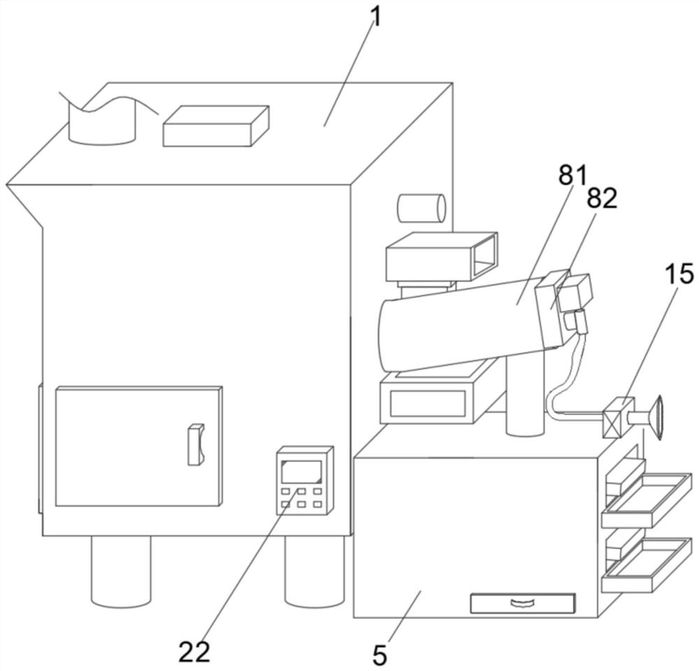 Filtering device for high-pressure jet descaling and use method thereof