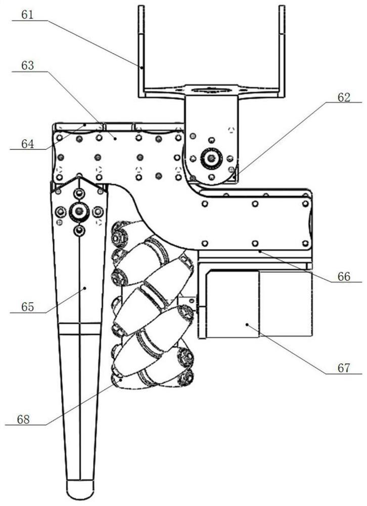 Novel metamorphic eight-rod foldable wheel-leg robot