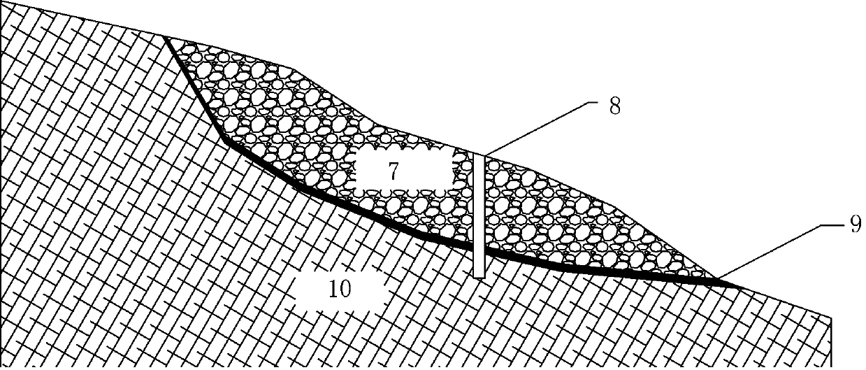 A magnetic positioning device and a method for monitoring the deep displacement of a landslide using the device