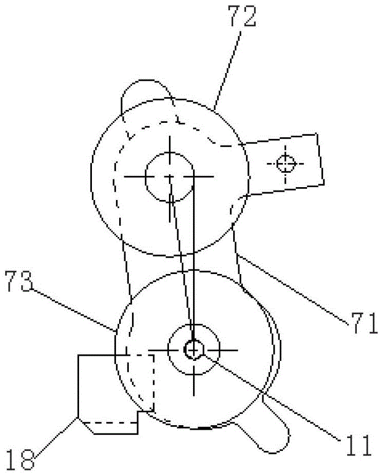 Elevator landing door device