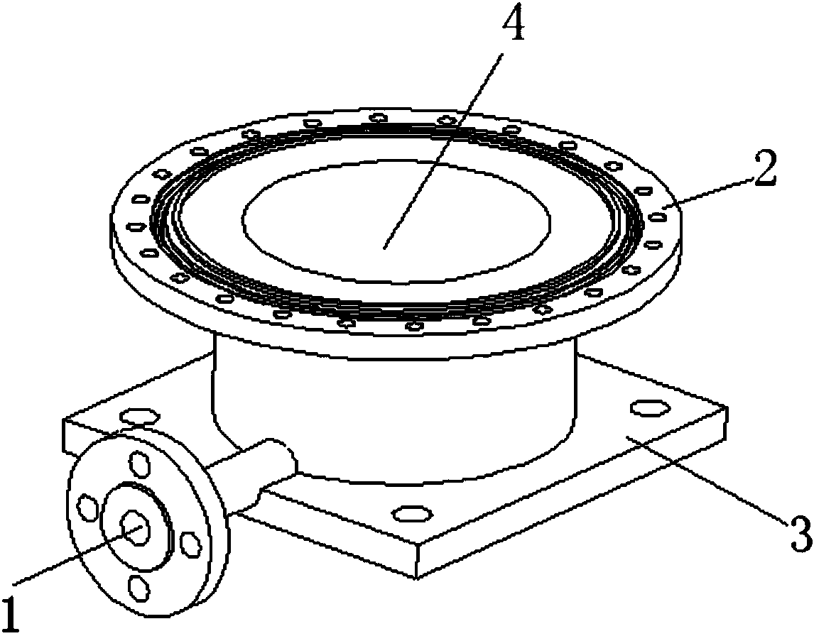 Low-temperature pipeline high-pressure burst testing device