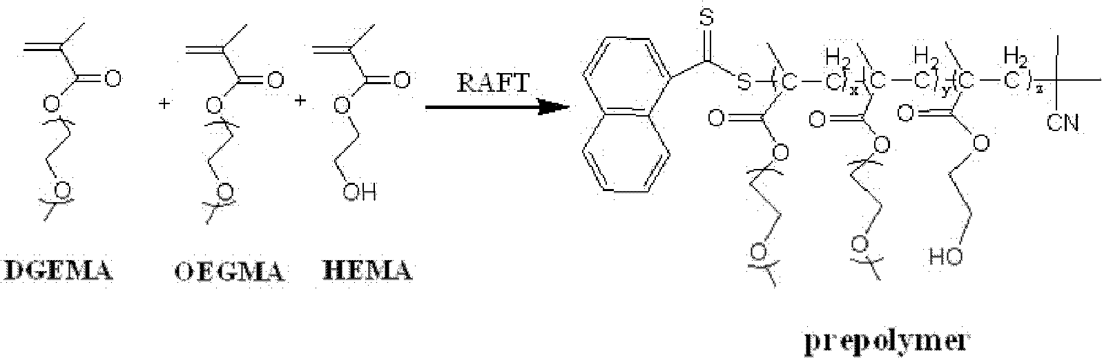 Multi-targeted photodynamic therapy polymer carrier and preparation method thereof