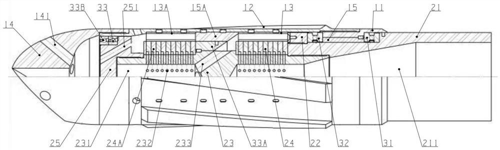 Multi-stage power system hydraulically driven rotary casing shoe