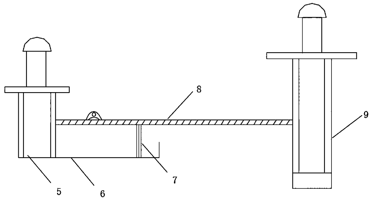 A single-point mooring, energy self-sufficient, deep-sea anti-wind and wave farming device