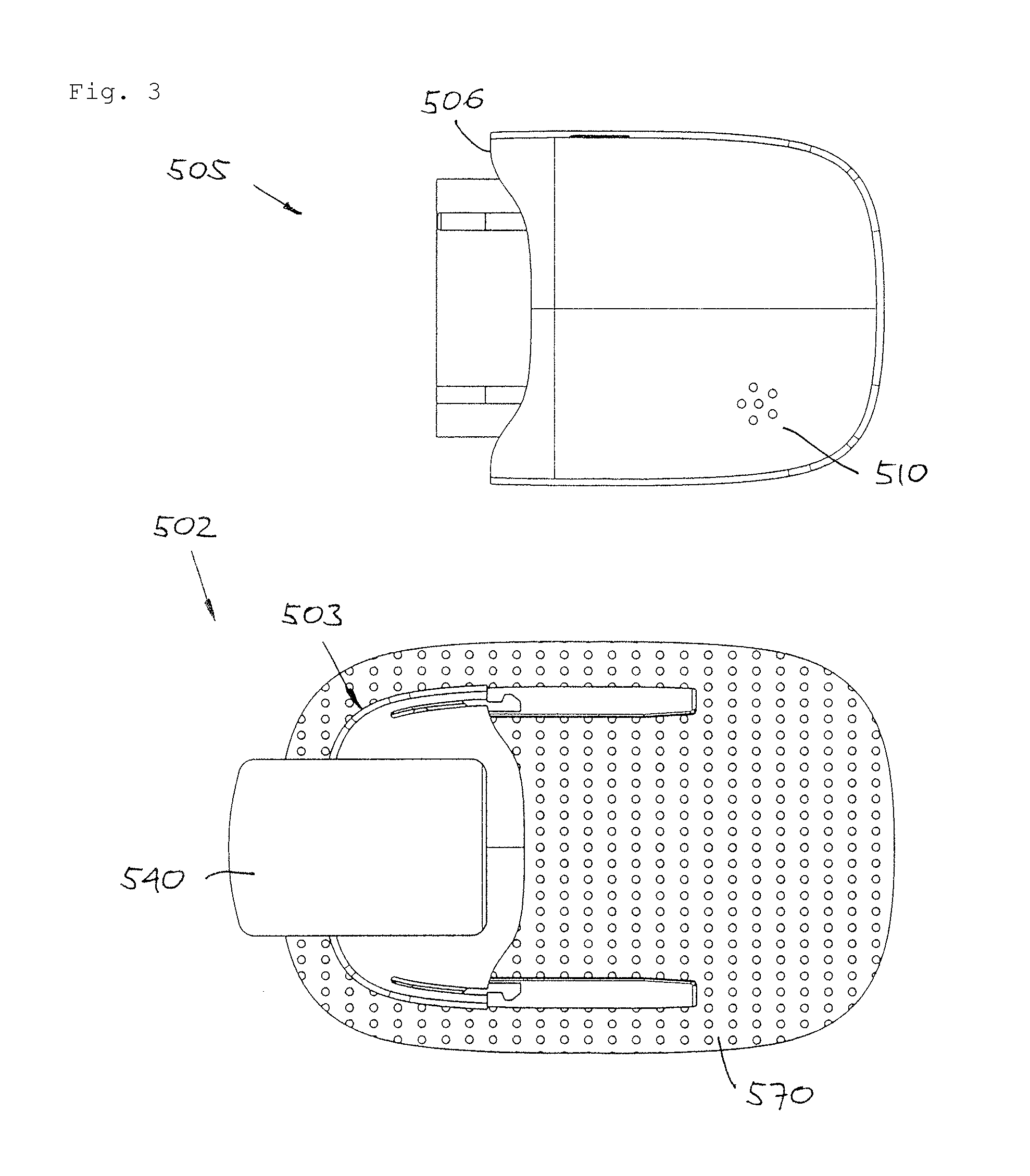 Vented drug reservoir unit