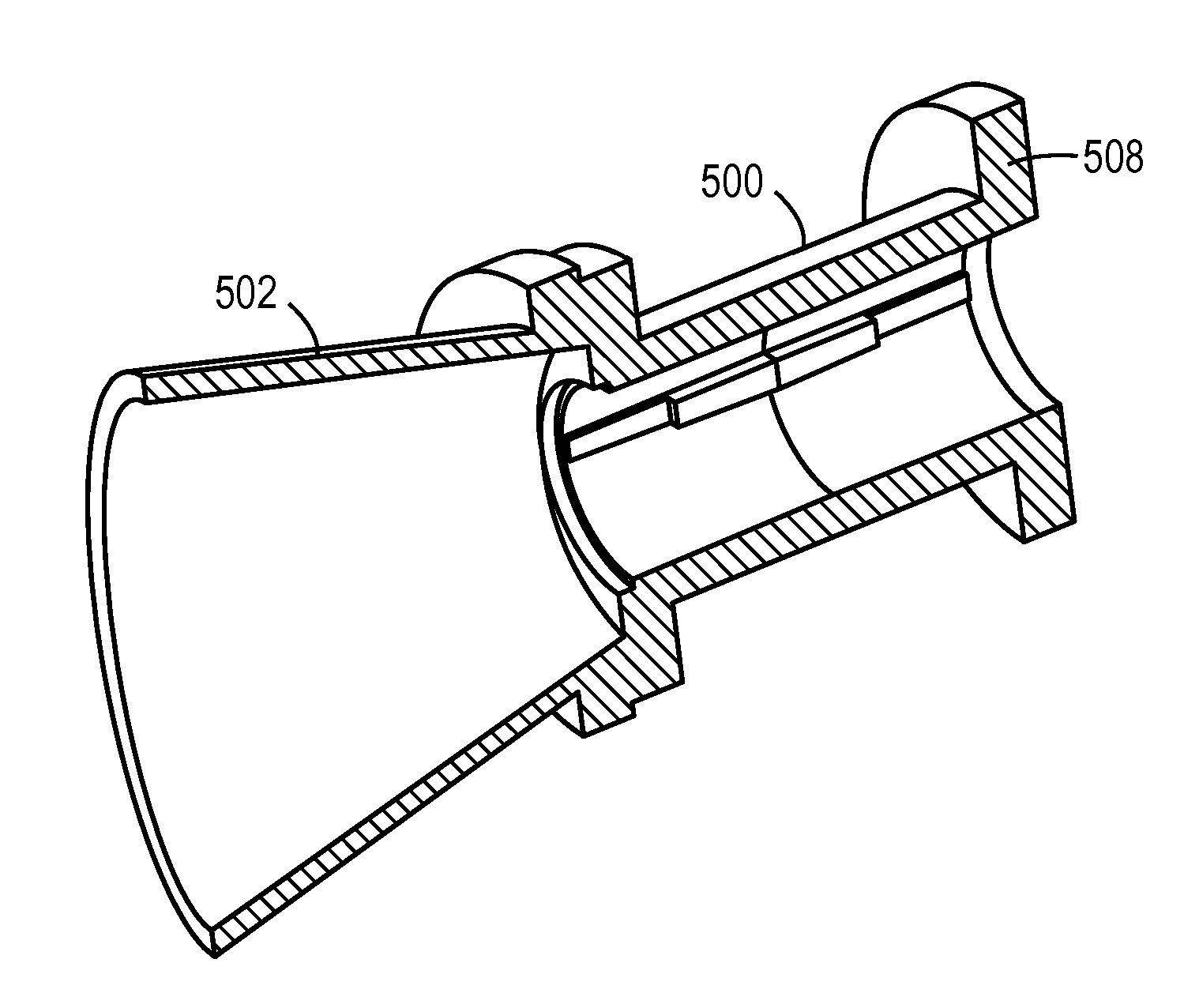 Multi-band circular polarity elliptical horn antenna