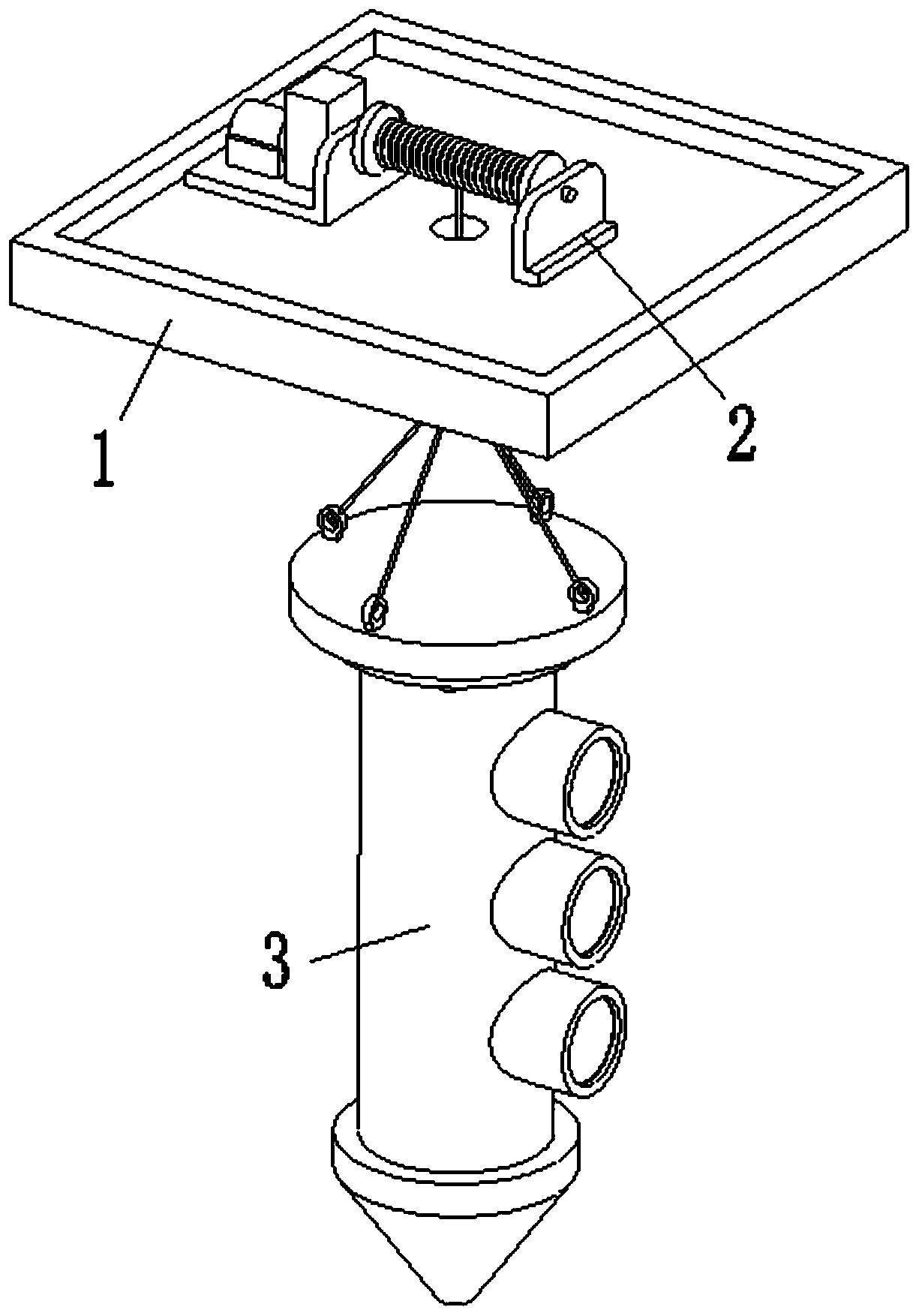 Multistage marine water quality stratified sampling equipment and sampling method thereof