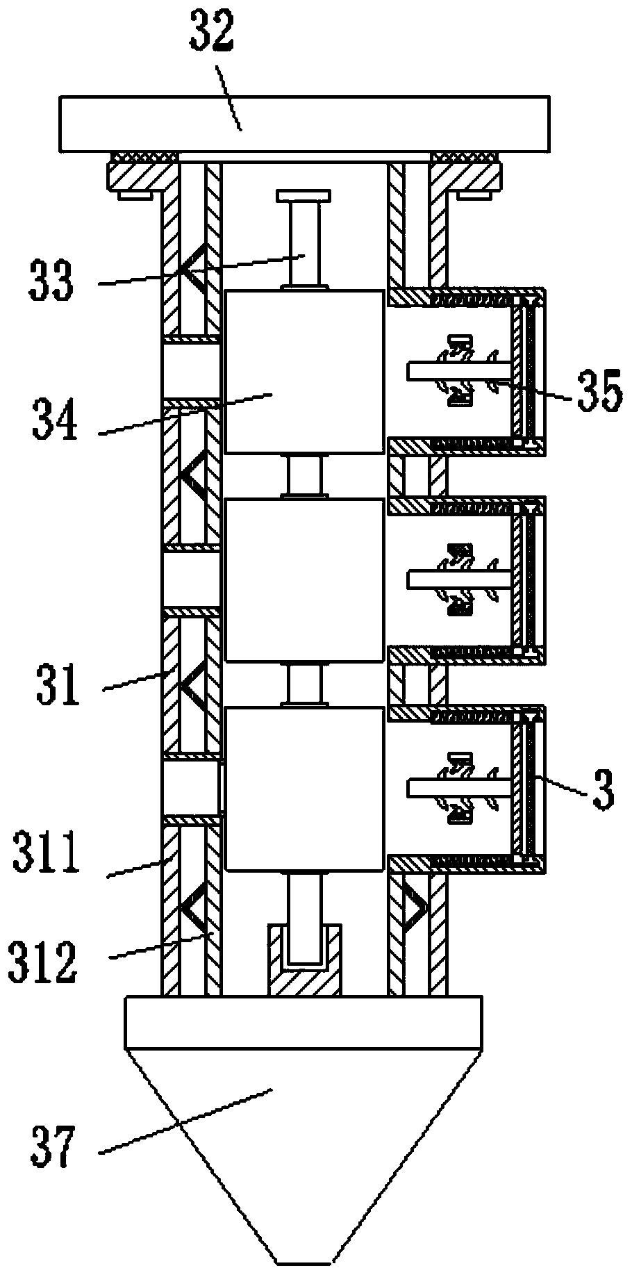 Multistage marine water quality stratified sampling equipment and sampling method thereof