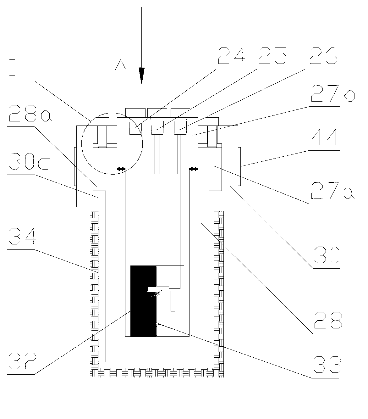 Dynamic deformation characteristic testing method in coal absorption and desorption process