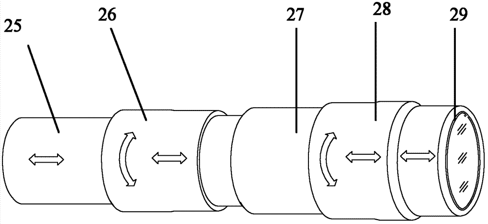 Gear-driven automatic precision focusing mechanism of beam expander