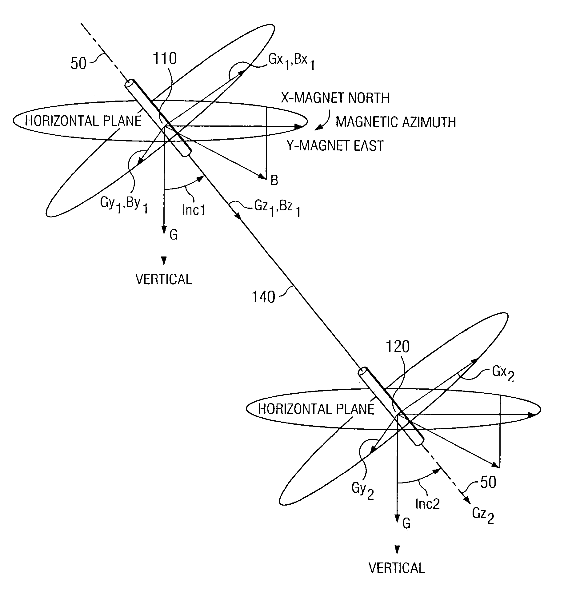 Supplemental referencing techniques in borehole surveying