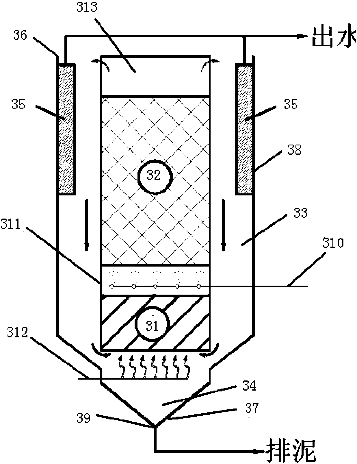 Reaction system for biologically and ecologically improving water quality