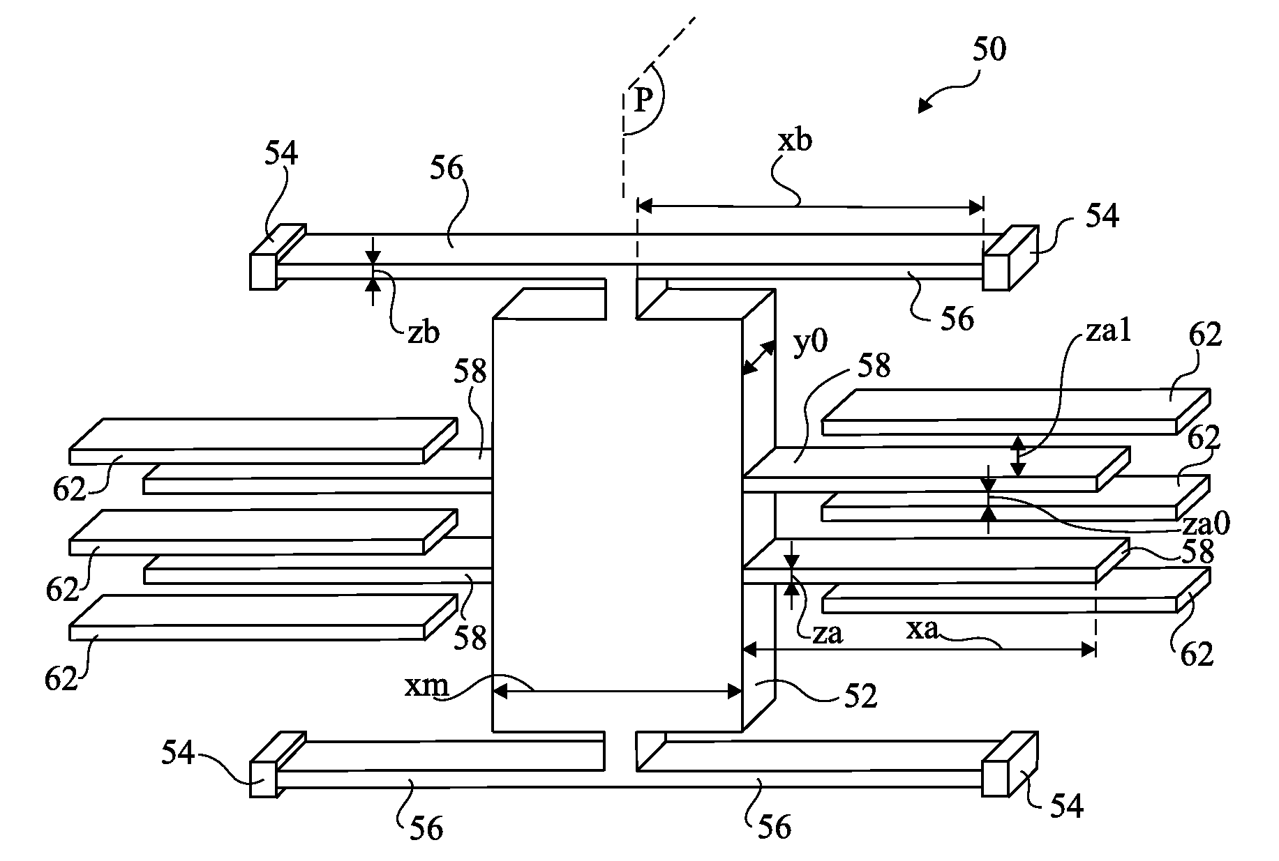 Determination of values of physical parameters of one or several components of an electronic circuit or of a microelectro-mechanical system