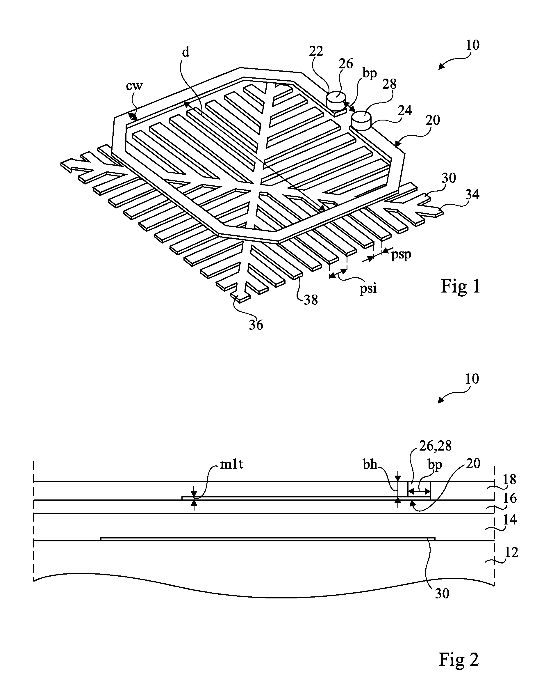 Determination of values of physical parameters of one or several components of an electronic circuit or of a microelectro-mechanical system