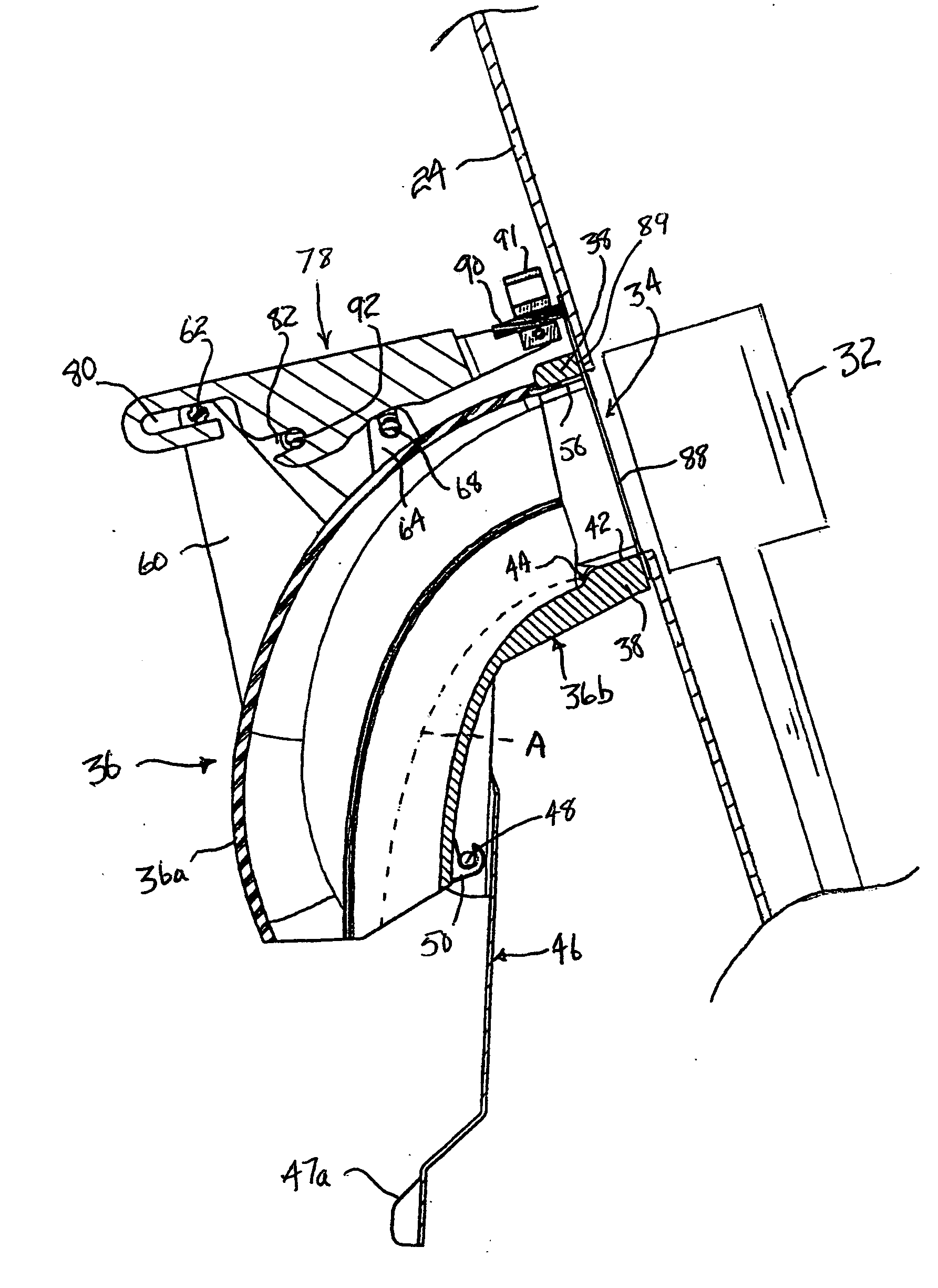 Ice dispensing chute