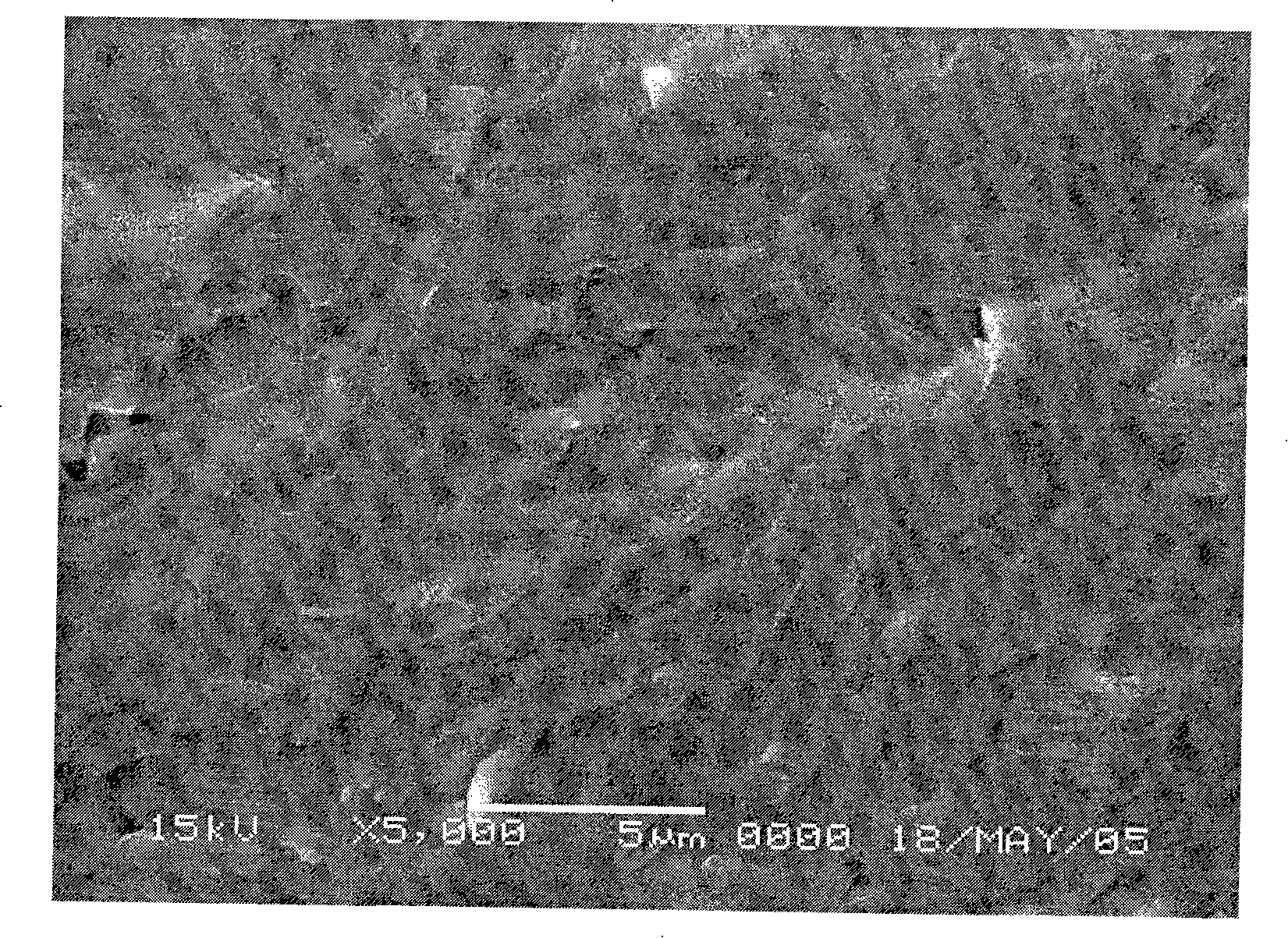 Titanium niobic zincic acid bismuth sodium system leadless piezo-electric ceramic and preparation method thereof