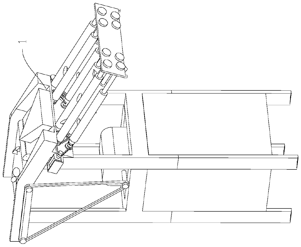 Sorting and tail cutting machine for field snails