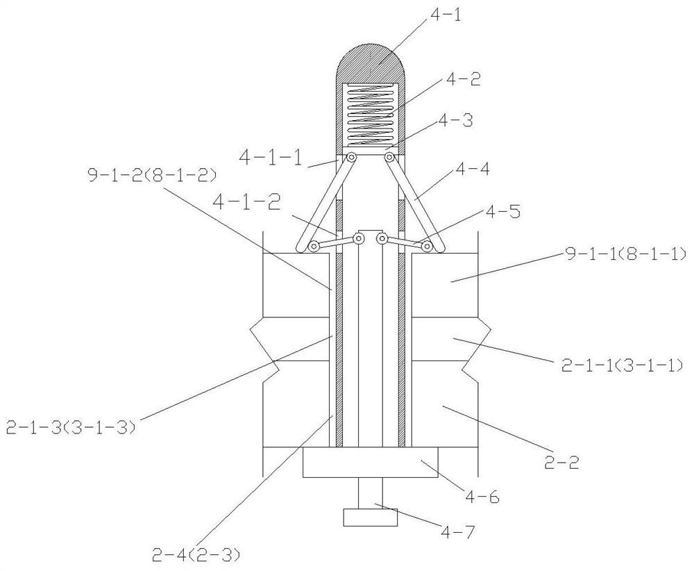 Pipeline support frame fixing device and method