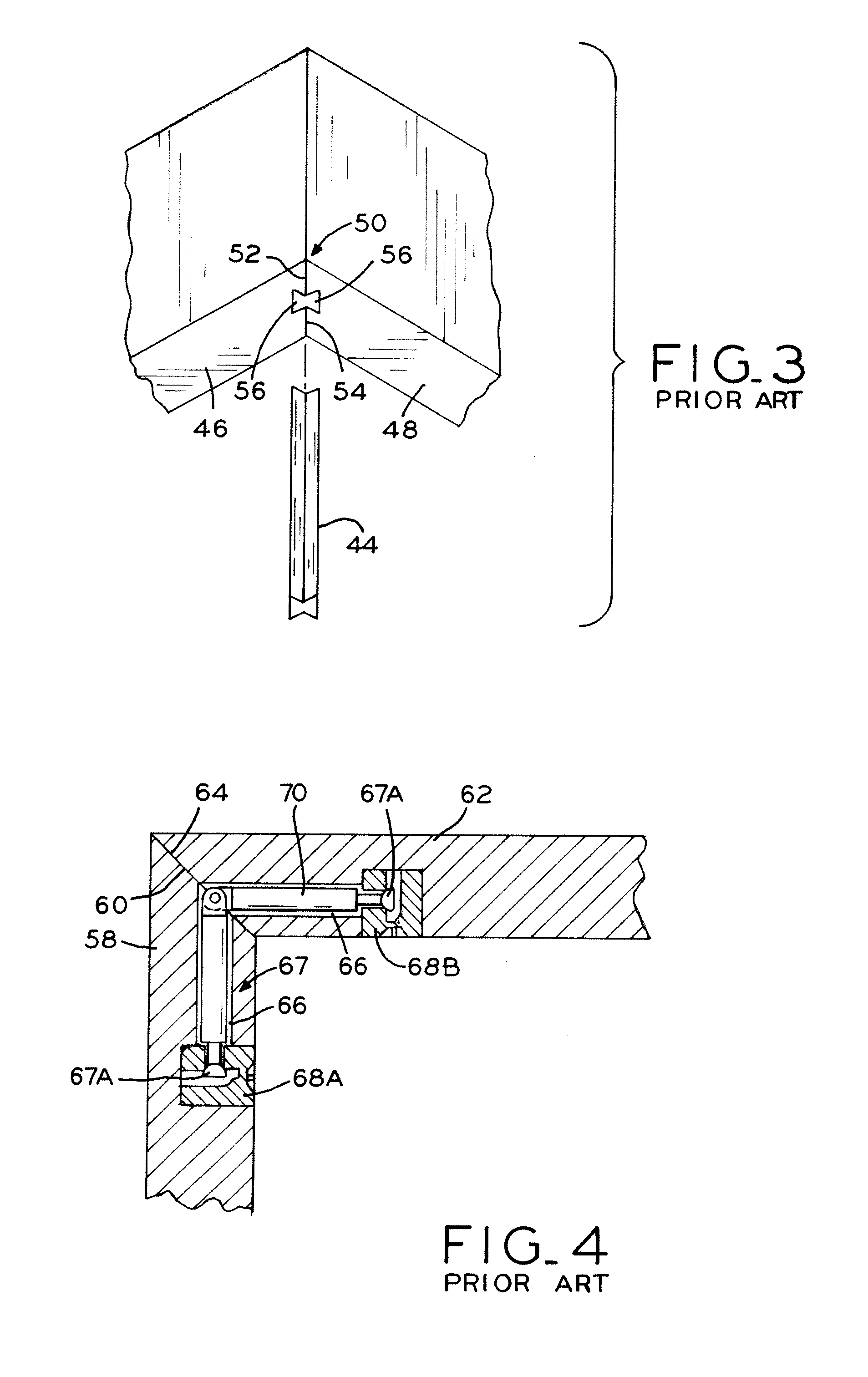 Article of furniture with lock miter joints