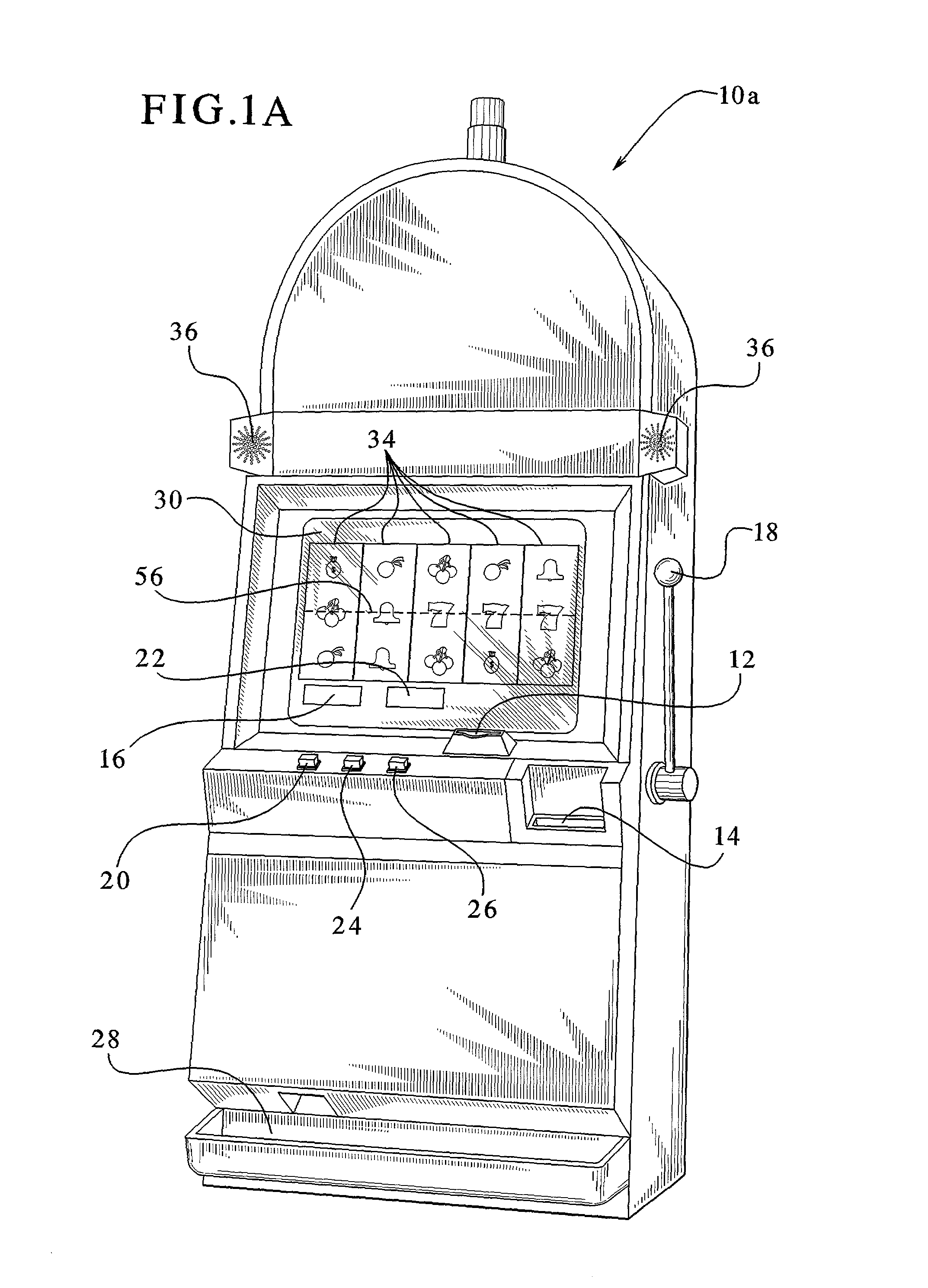 Gaming device having different sets of primary and secondary reel symbols