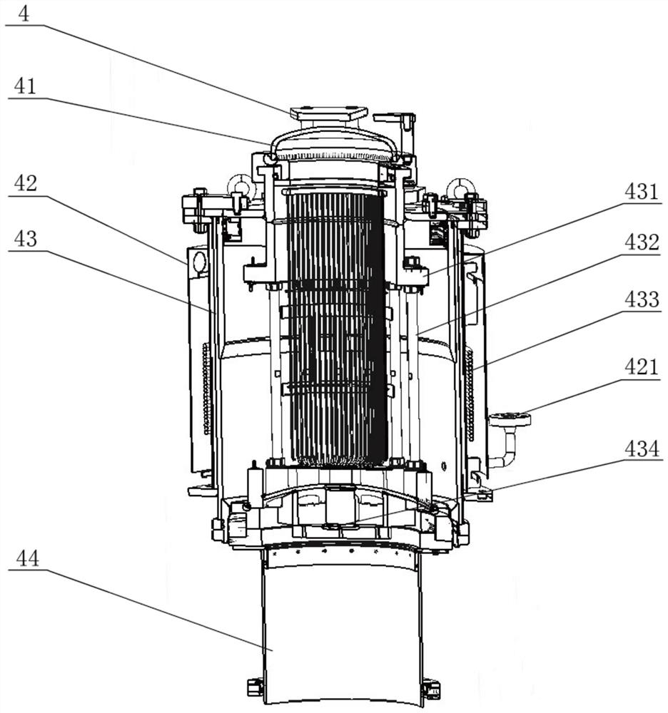 Supersonic electromagnetic launch flash-explosion pyrolysis degumming device for bast fibers