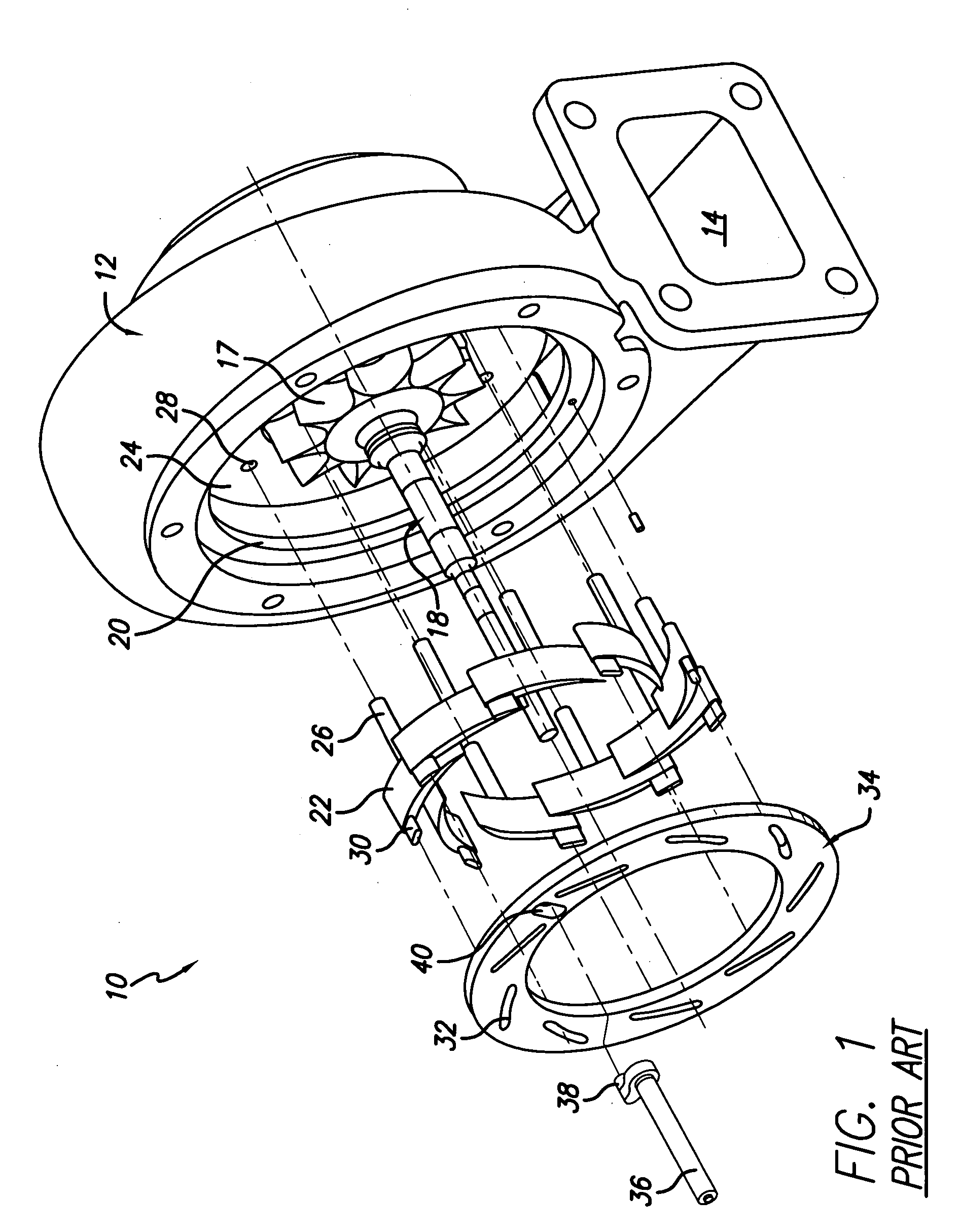 Actuation assembly for variable geometry turbochargers