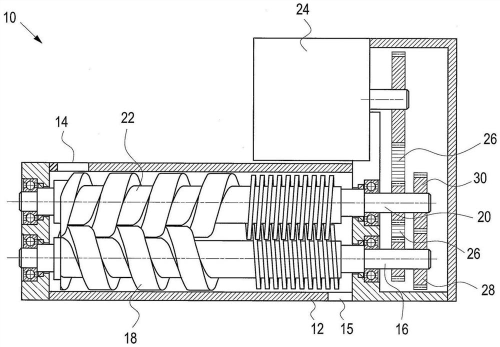 Dual or multi-shaft vacuum pump