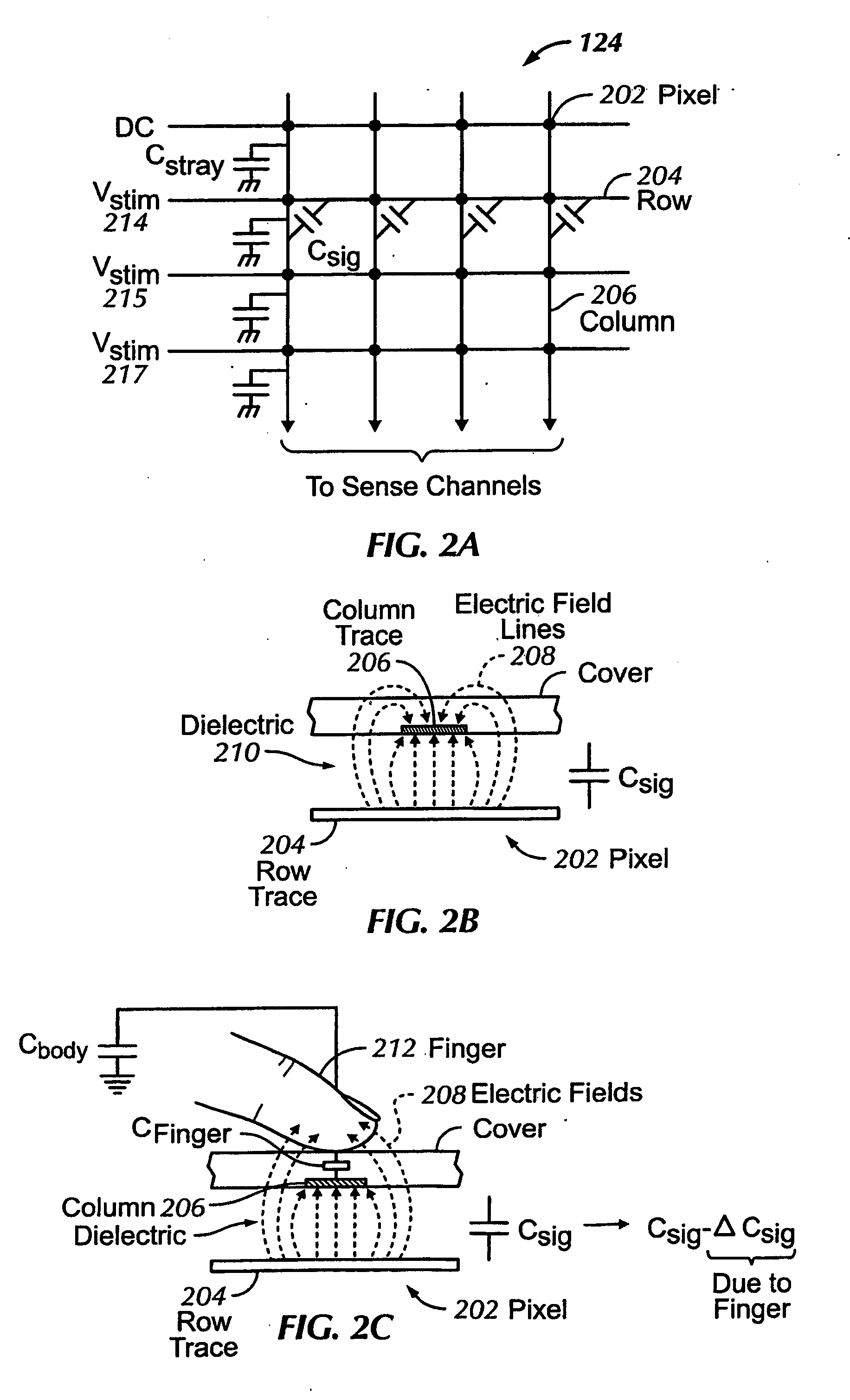 Single-chip multi-stimulus sensor controller