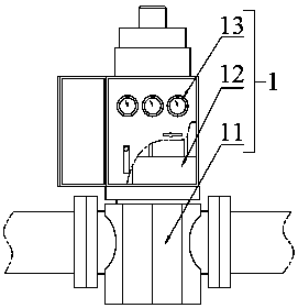 Remote monitoring alarm control system of pipeline cutoff device