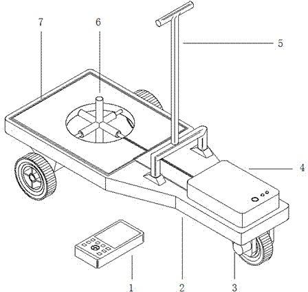 Quick well wall and wall back nondestructive detecting system based on transient electromagnetic method and detection method of the detection system