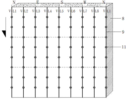 Quick well wall and wall back nondestructive detecting system based on transient electromagnetic method and detection method of the detection system