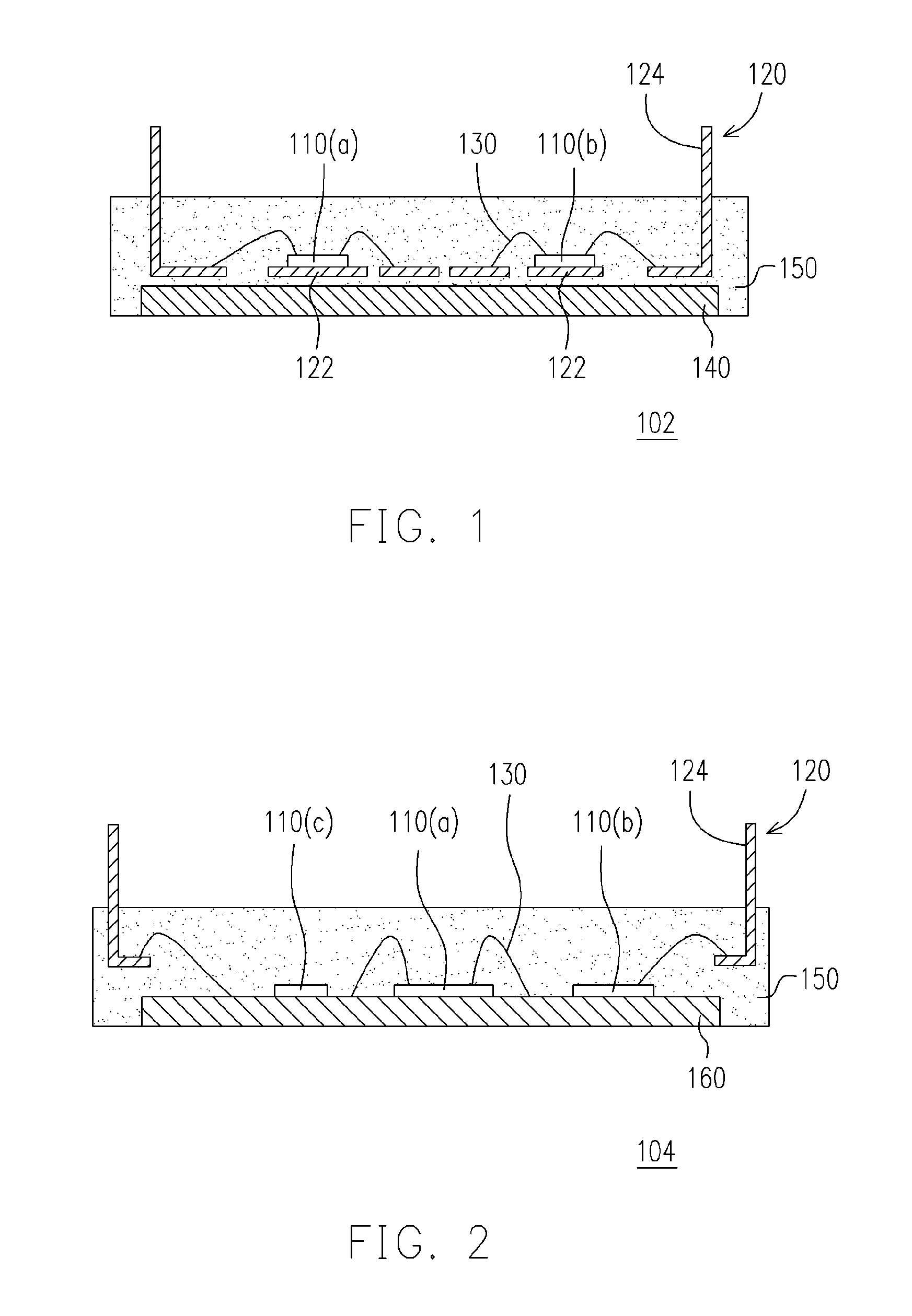 Package with stacked substrates