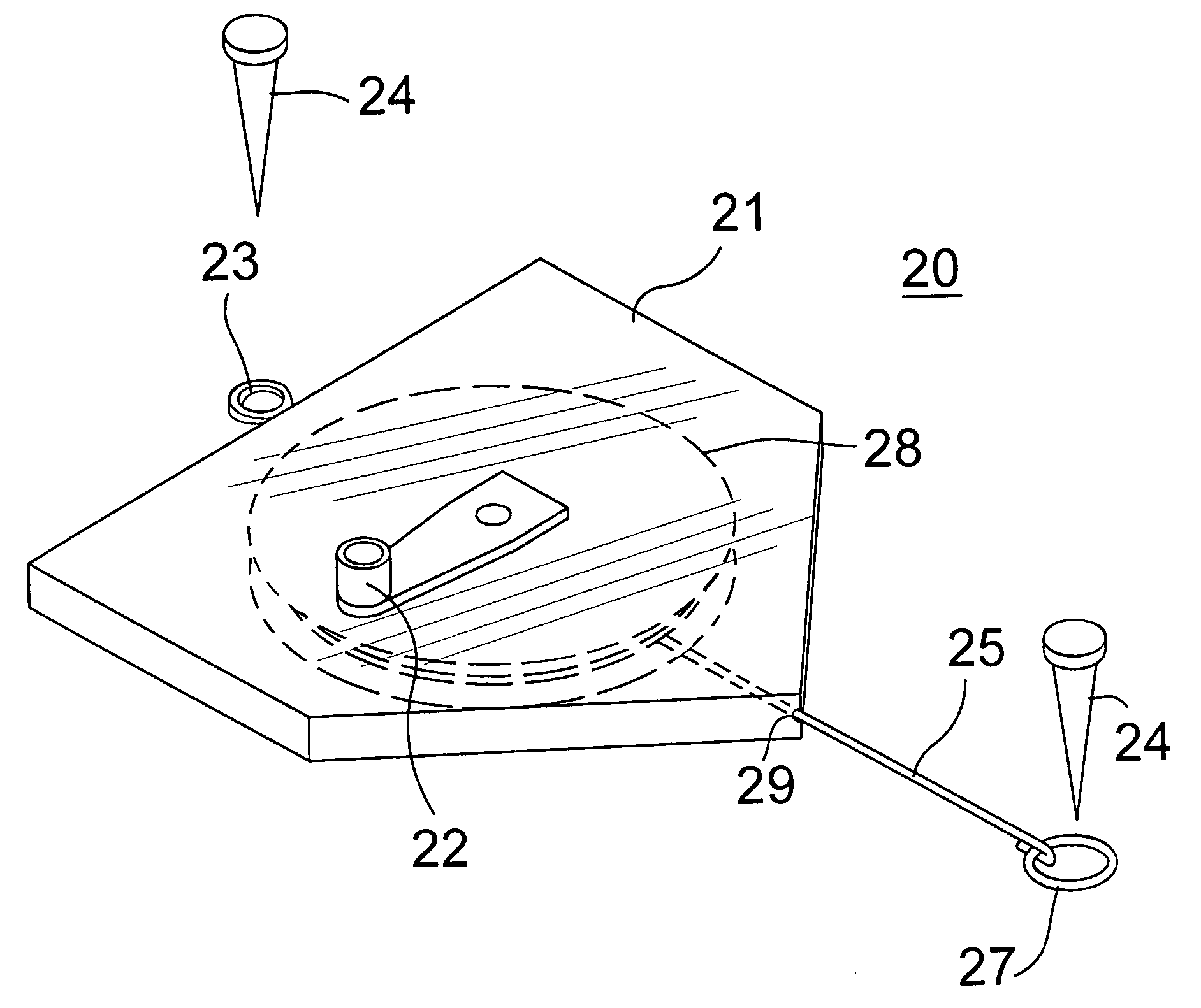 Baseball diamond measuring device