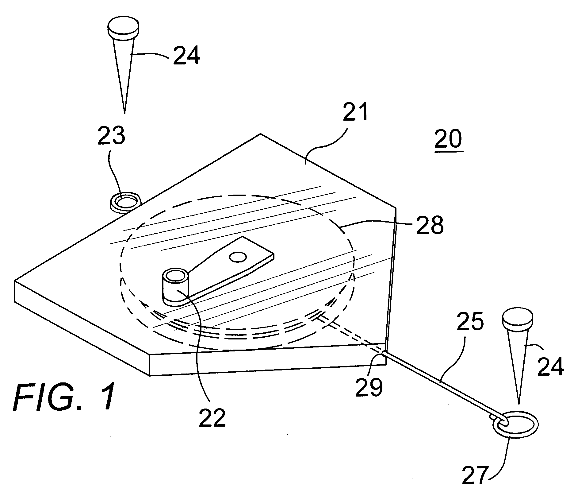 Baseball diamond measuring device