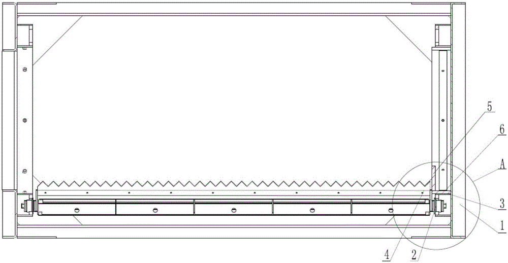 Novel inner run-off grille sewage remover