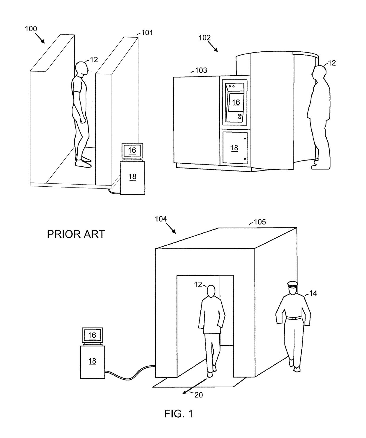 Body Scanner with Automated Target Recognition